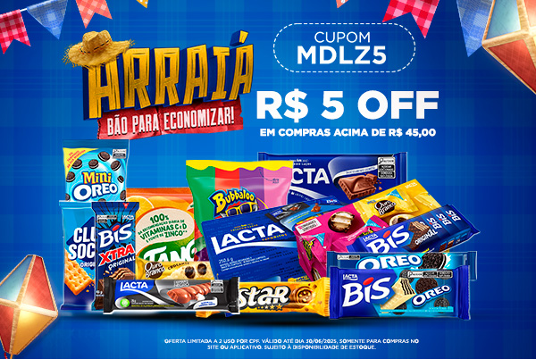 Cupom Mondelez 16 a 30/06